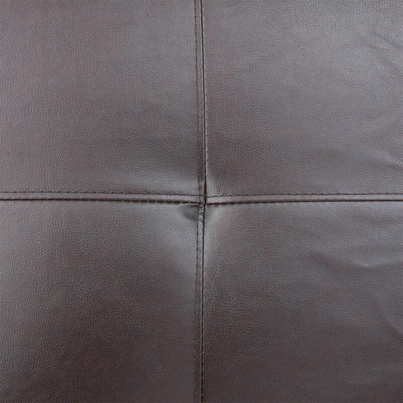 Hommoo Faux Leather Sectional Sofa Model Set, Modern 4-Seat Couches and Sofaes, L-Shaped Living Room Furniture Set, Brown(No Ottomans) - Image 5