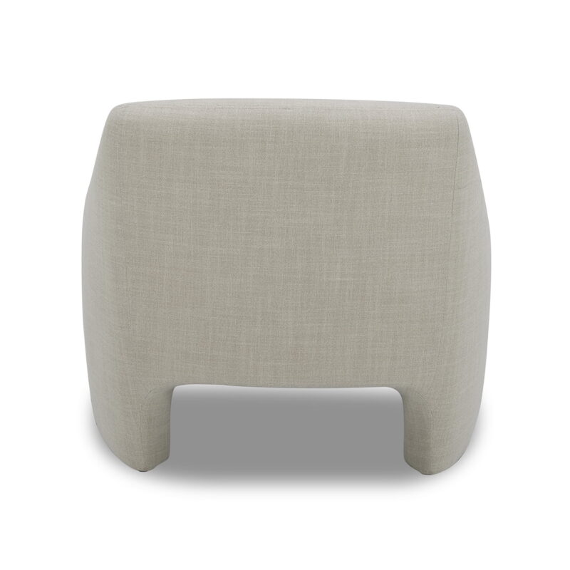 Better Homes & Gardens Emerson Curvy Accent Chair, Cream Linen - Image 6