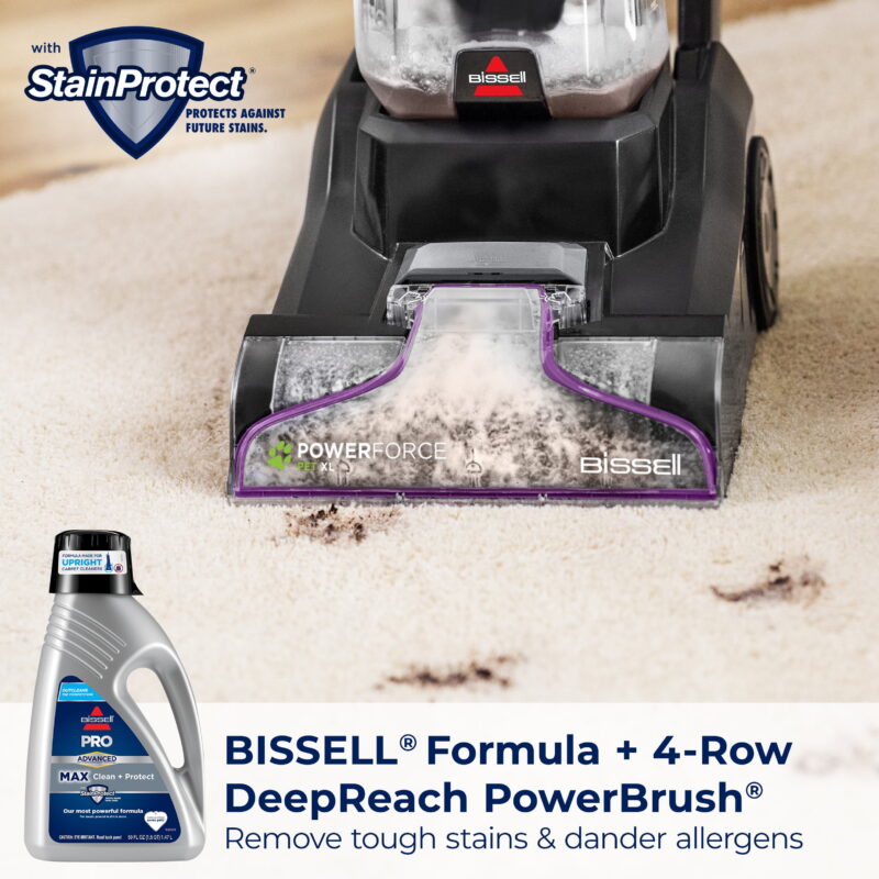 BISSELL PowerForce Pet XL Upright Deep Carpet Cleaner, 3748 - Image 6
