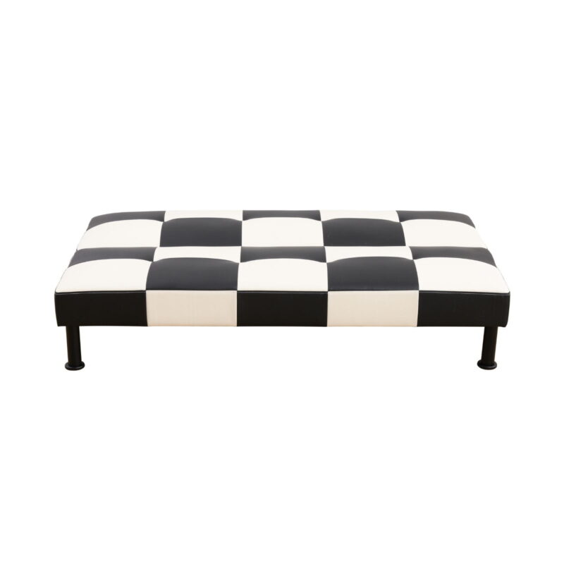 Convertible Futon Sofa Bed Leather Loveseat Adjustable Sleeper Sofa Couch for Living Room Small Apartment,White - Image 6