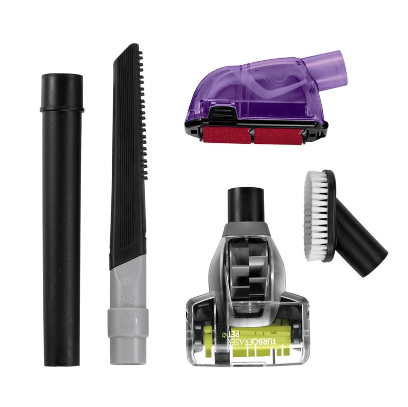 BISSELL Upright Vacuum, Power Lifter Pet Rewind, Pet Friendly, Bagless, Cord Rewind, Swivel Steering, Pet Hair Eraser Tool, Pet Crevice Tool, and Pet Turbo Eraser Tool, 2259, Purple & Green - Image 7