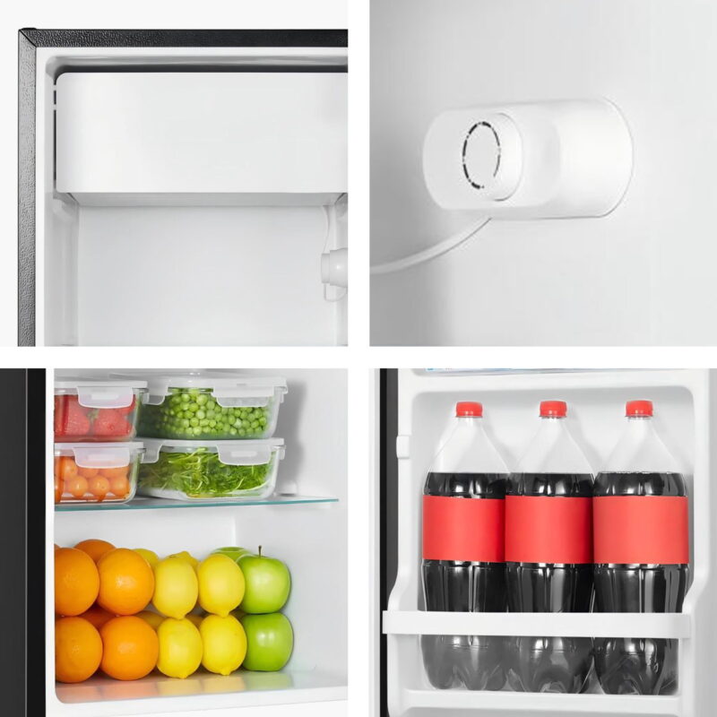 Hisense 4.4 Cu ft Single Door Mini Refrigerator, 1 Year Warranty, Energy Star, WMS044M6XVE New - Image 7