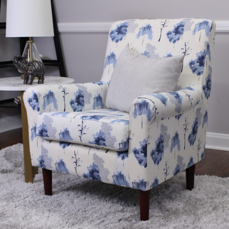 Mainstays Raelynn Lounge Chair, Blue - Image 2