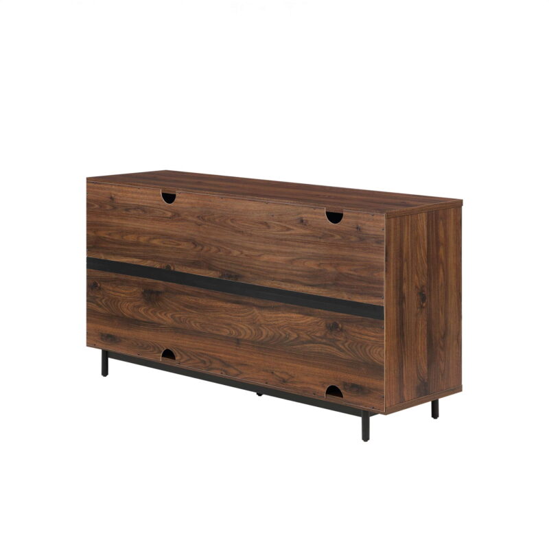 Better Homes & Gardens Wyatt Geo TV Stand for TVs up to 70",  Walnut Finish - Image 5
