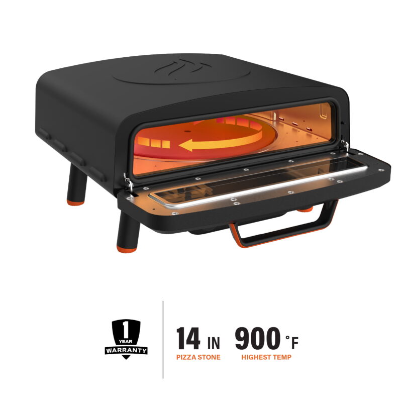 Blackstone 14" Electric Tabletop Pizza Oven with Rotating Pizza Stone - Image 5