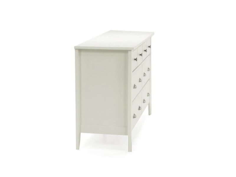 Sauder Shoal Creek 6 Drawer Dresser, Soft White Finish - Image 2